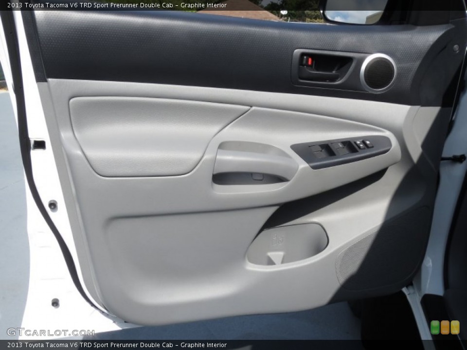 Graphite Interior Door Panel for the 2013 Toyota Tacoma V6 TRD Sport Prerunner Double Cab #72351102