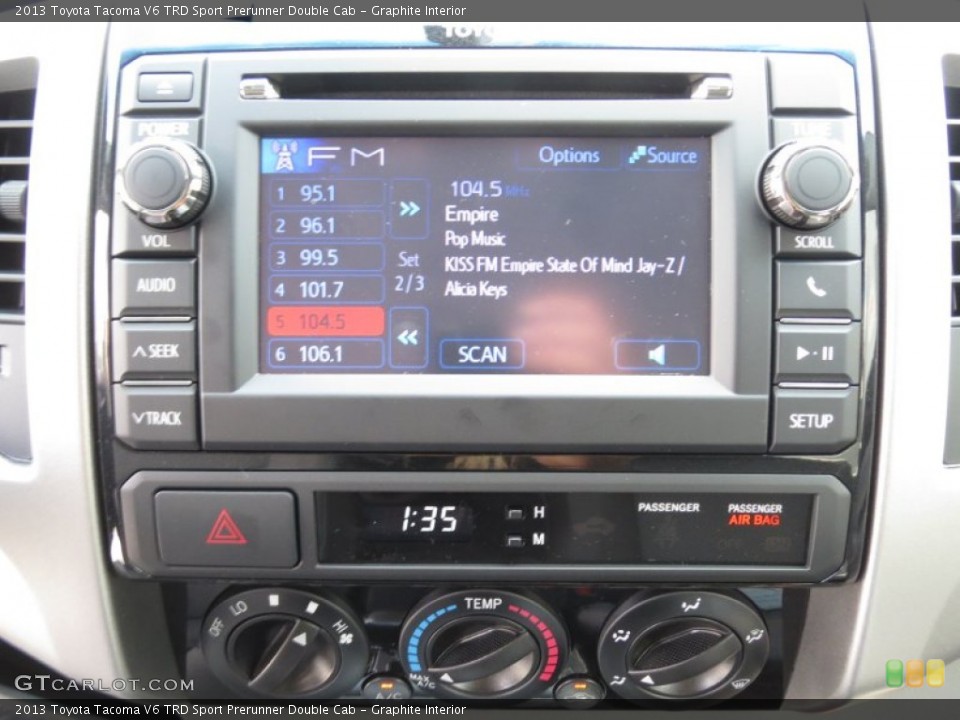 Graphite Interior Audio System for the 2013 Toyota Tacoma V6 TRD Sport Prerunner Double Cab #72351207