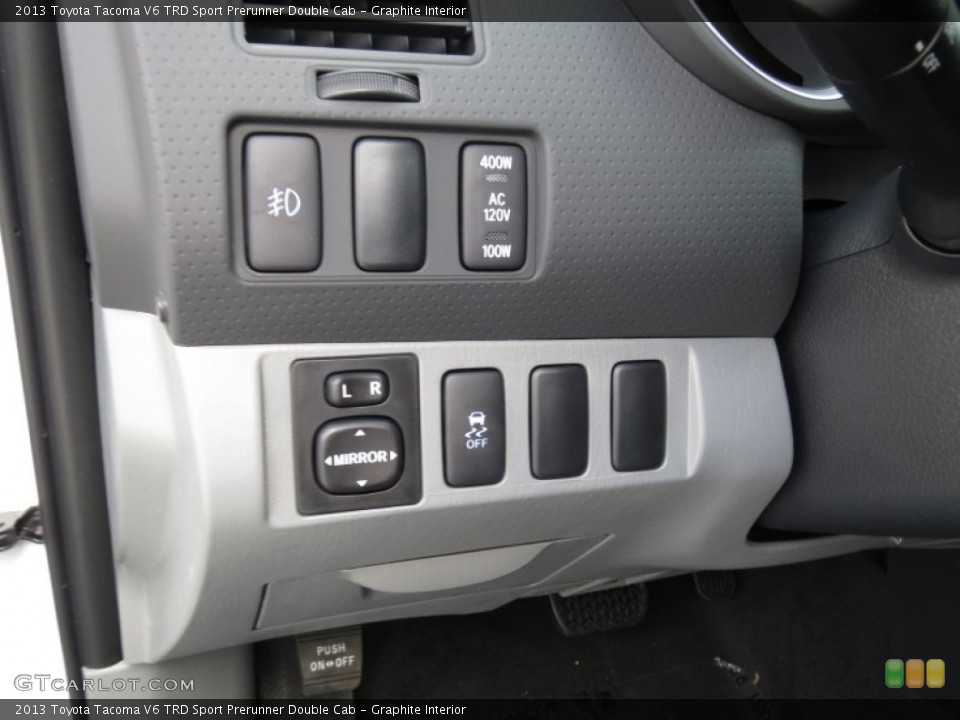 Graphite Interior Controls for the 2013 Toyota Tacoma V6 TRD Sport Prerunner Double Cab #72351327