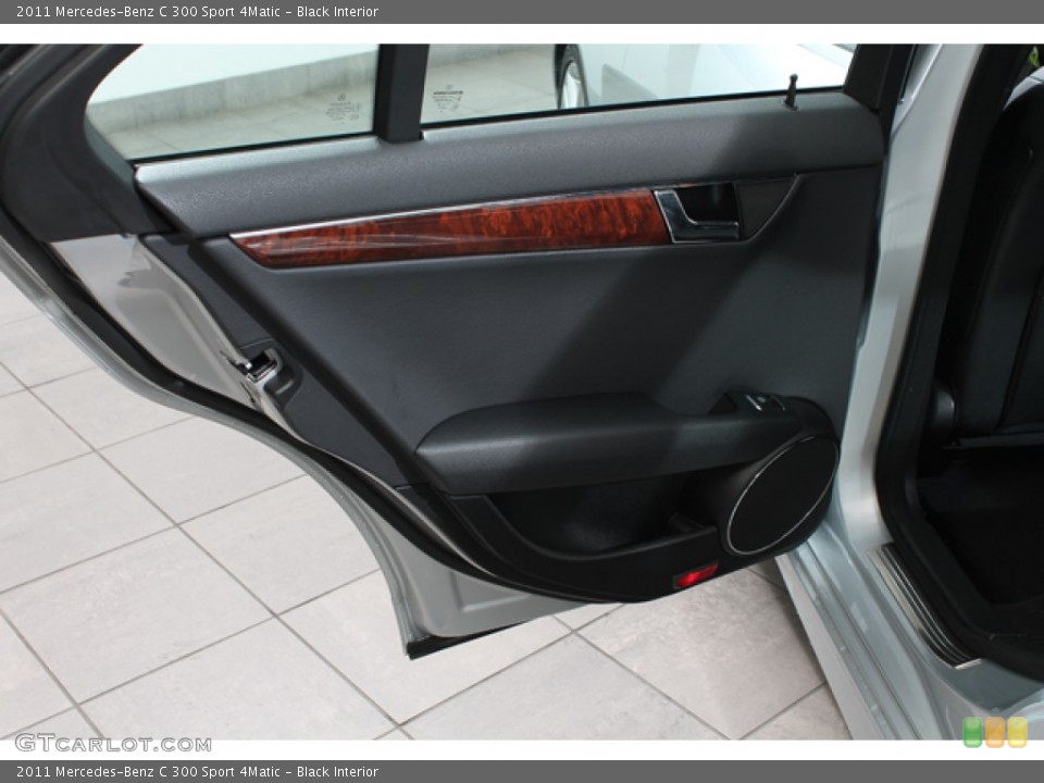 Black Interior Door Panel for the 2011 Mercedes-Benz C 300 Sport 4Matic #72351762