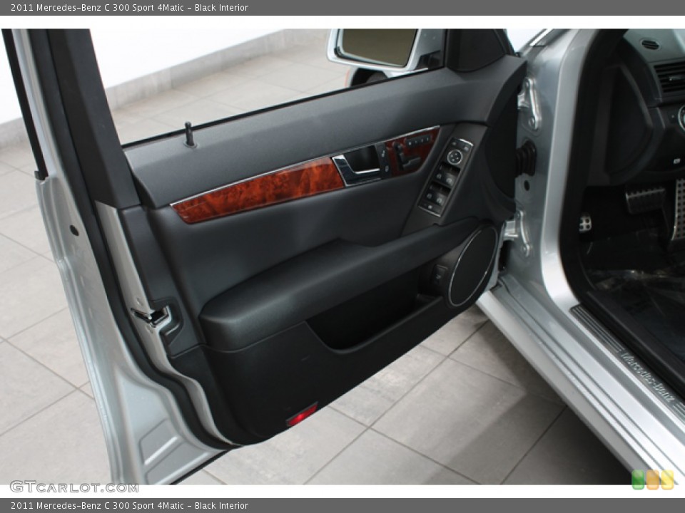 Black Interior Door Panel for the 2011 Mercedes-Benz C 300 Sport 4Matic #72351789