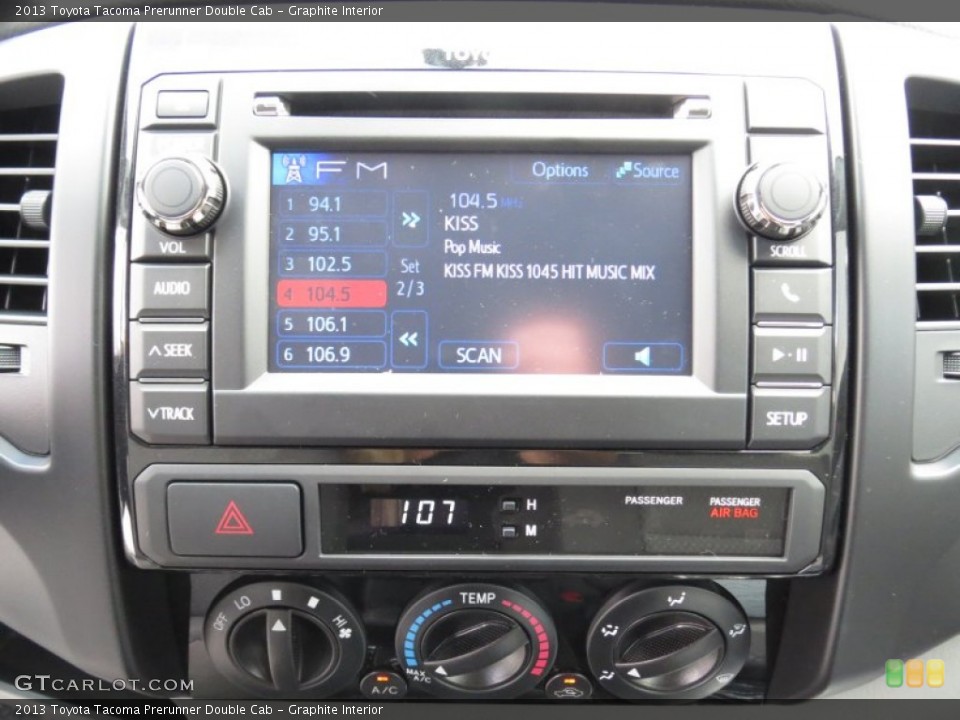 Graphite Interior Controls for the 2013 Toyota Tacoma Prerunner Double Cab #72351894
