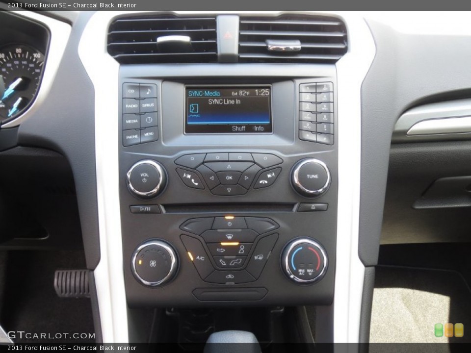 Charcoal Black Interior Controls for the 2013 Ford Fusion SE #72352656