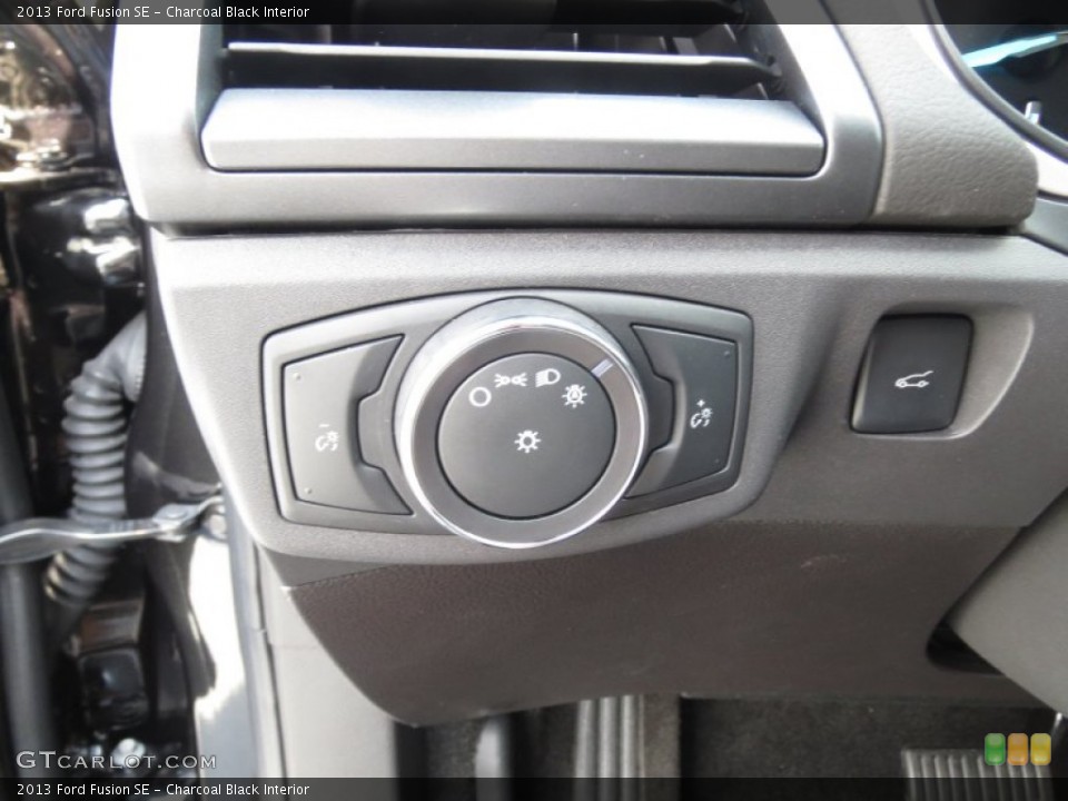 Charcoal Black Interior Controls for the 2013 Ford Fusion SE #72352794