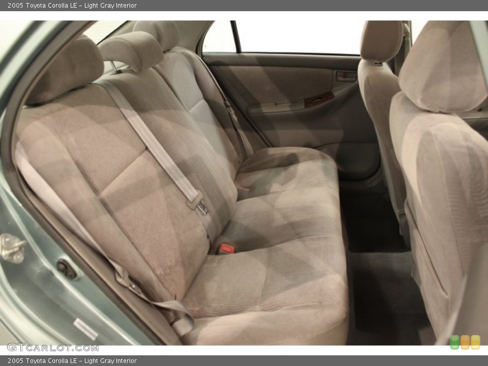 Light Gray Interior Rear Seat for the 2005 Toyota Corolla LE #72353931
