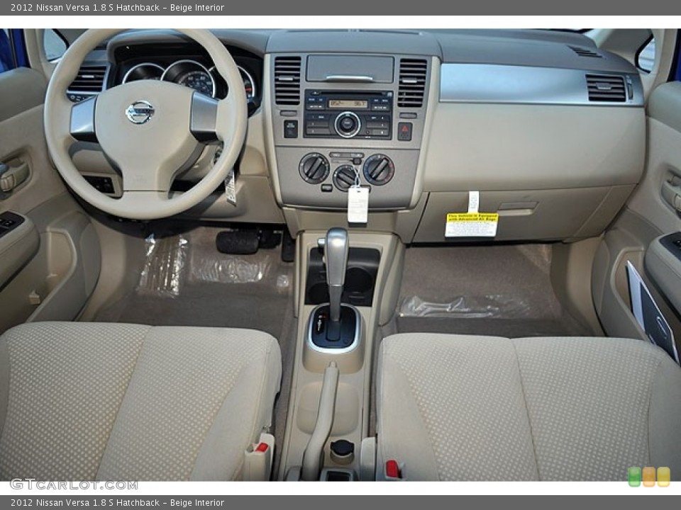 Beige Interior Photo for the 2012 Nissan Versa 1.8 S Hatchback #72354435