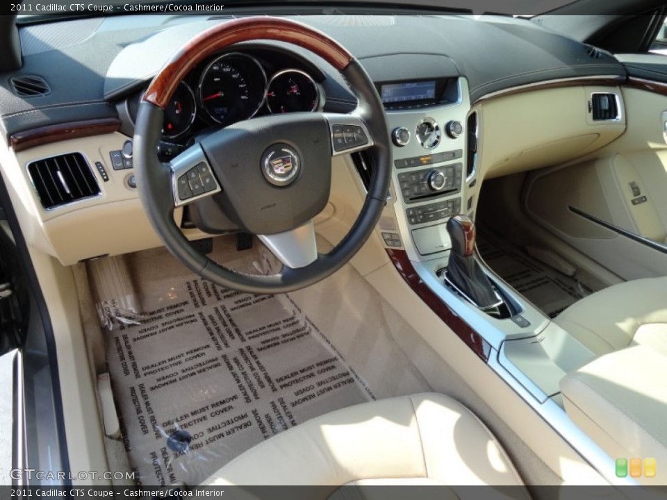 Cashmere/Cocoa Interior Prime Interior for the 2011 Cadillac CTS Coupe #72355292