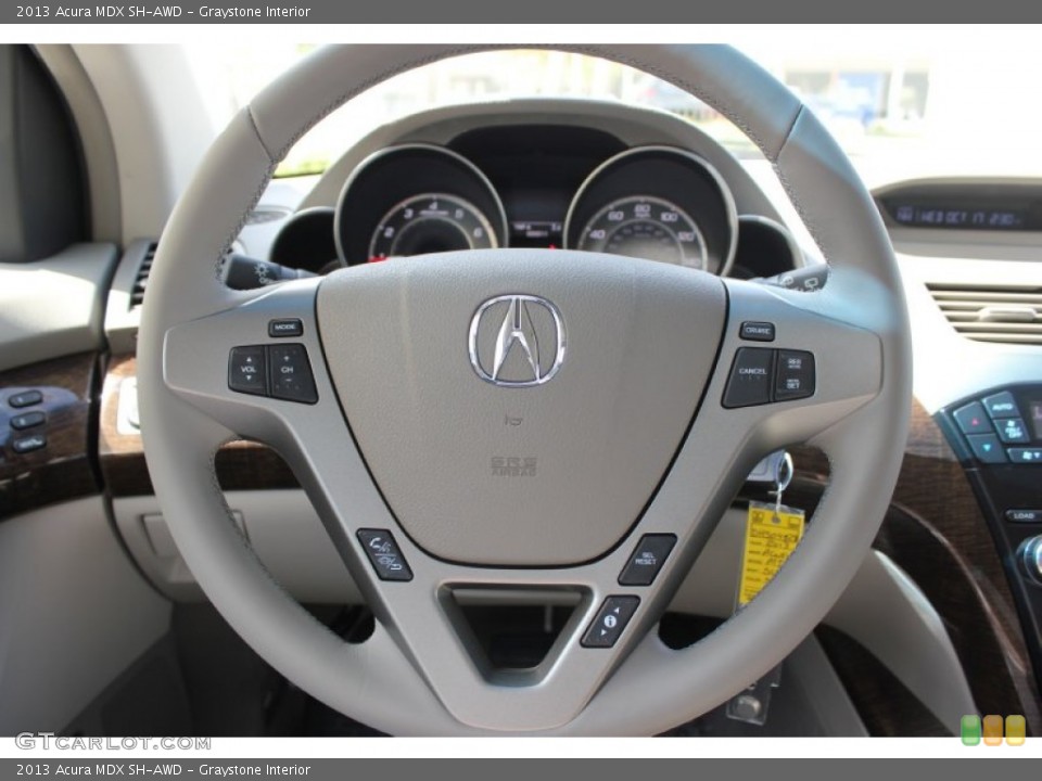 Graystone Interior Steering Wheel for the 2013 Acura MDX SH-AWD #72355383