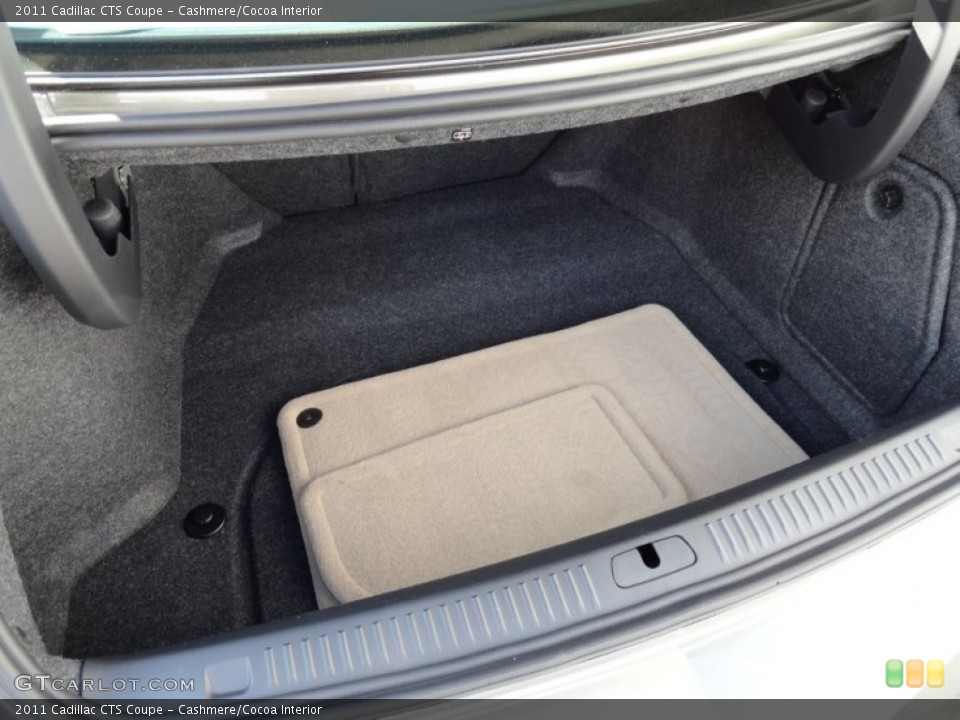 Cashmere/Cocoa Interior Trunk for the 2011 Cadillac CTS Coupe #72355398