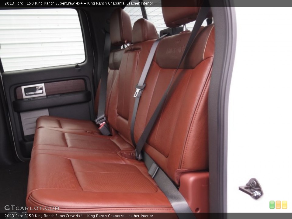 King Ranch Chaparral Leather Interior Rear Seat for the 2013 Ford F150 King Ranch SuperCrew 4x4 #72355418