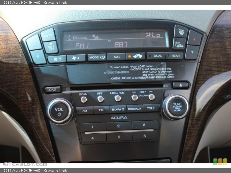 Graystone Interior Controls for the 2013 Acura MDX SH-AWD #72355446