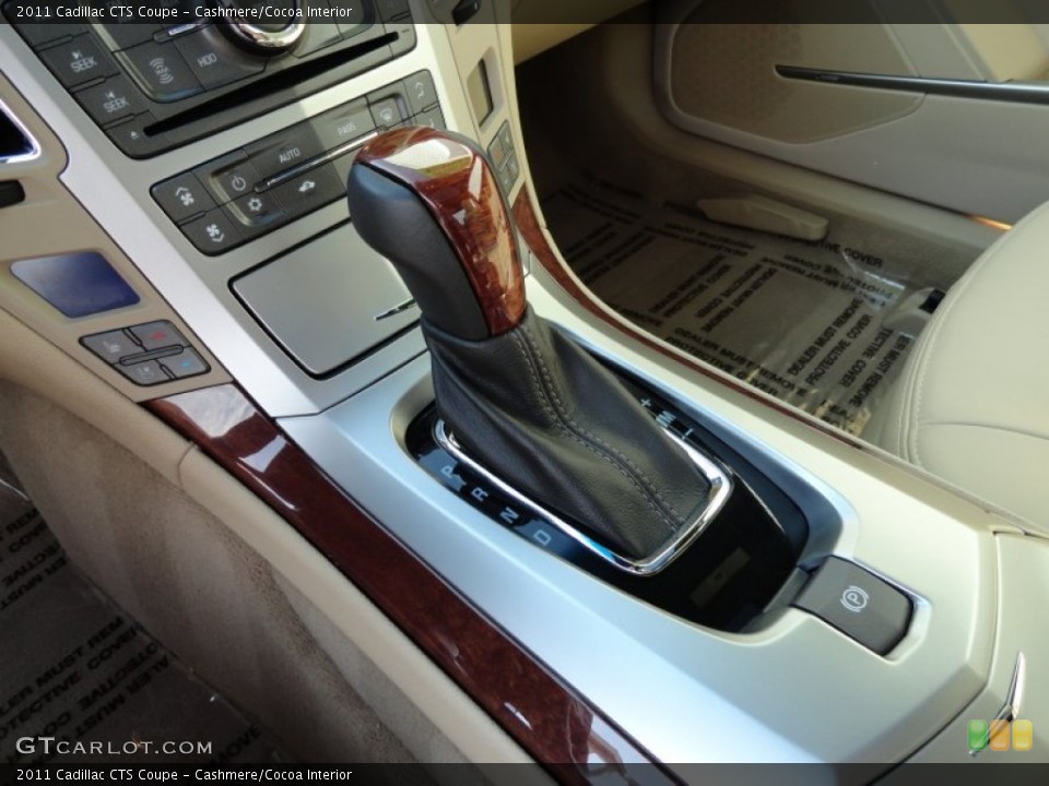 Cashmere/Cocoa Interior Transmission for the 2011 Cadillac CTS Coupe #72355476