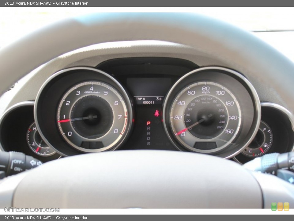 Graystone Interior Gauges for the 2013 Acura MDX SH-AWD #72355537