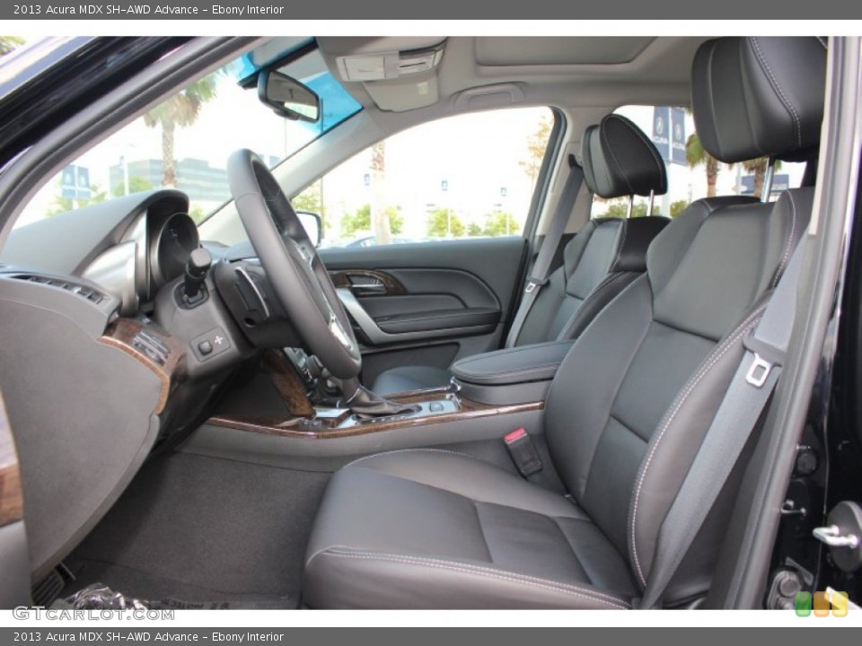 Ebony Interior Photo for the 2013 Acura MDX SH-AWD Advance #72355851