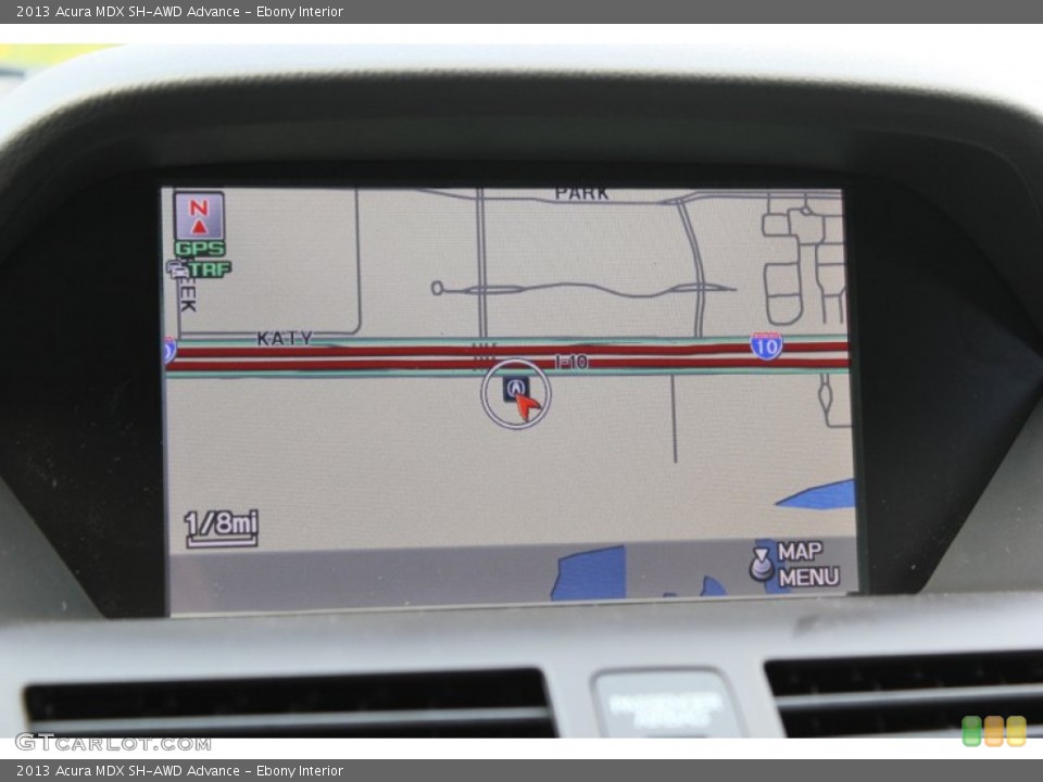Ebony Interior Navigation for the 2013 Acura MDX SH-AWD Advance #72356092
