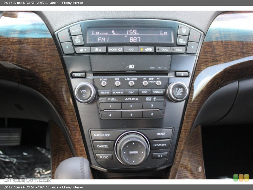 Ebony Interior Controls for the 2013 Acura MDX SH-AWD Advance #72356115