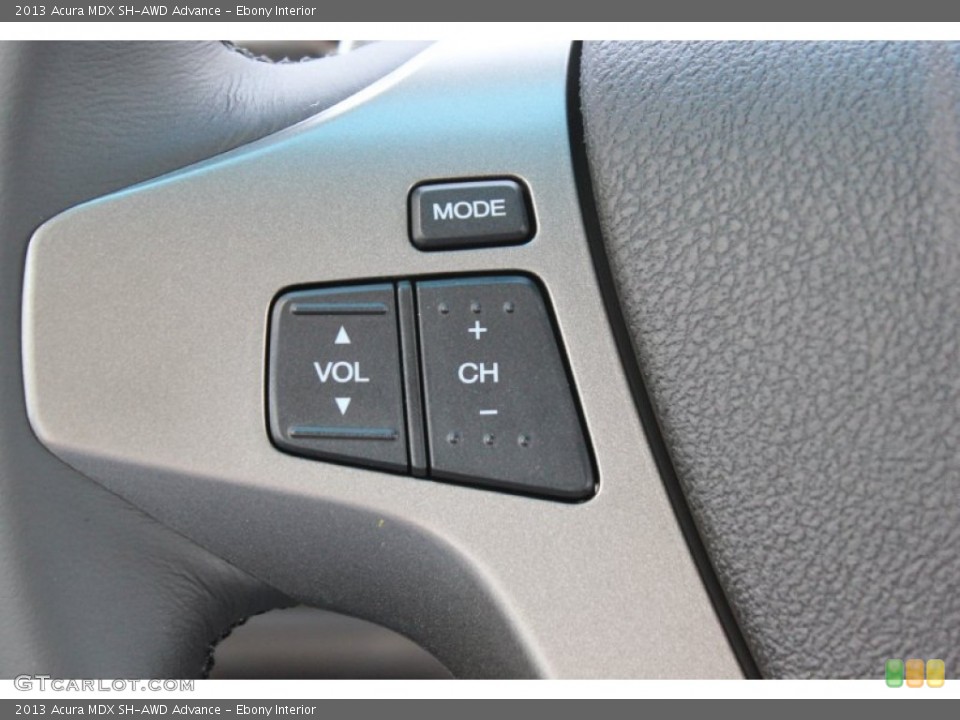 Ebony Interior Controls for the 2013 Acura MDX SH-AWD Advance #72356210