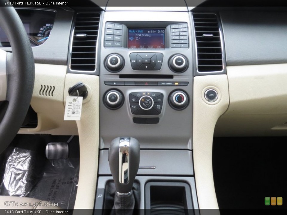 Dune Interior Controls for the 2013 Ford Taurus SE #72356331