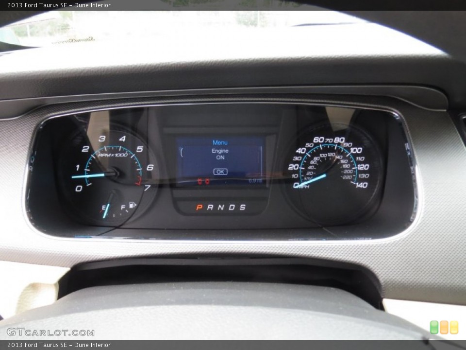 Dune Interior Gauges for the 2013 Ford Taurus SE #72356444