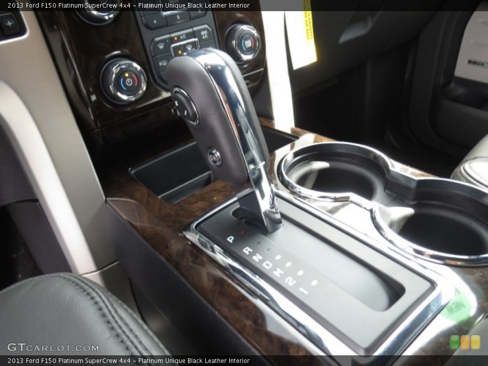 Platinum Unique Black Leather Interior Transmission for the 2013 Ford F150 Platinum SuperCrew 4x4 #72359757