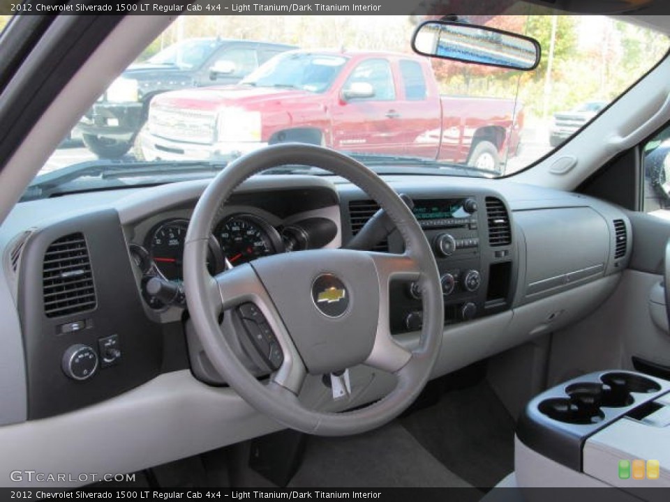 Light Titanium/Dark Titanium Interior Dashboard for the 2012 Chevrolet Silverado 1500 LT Regular Cab 4x4 #72362169