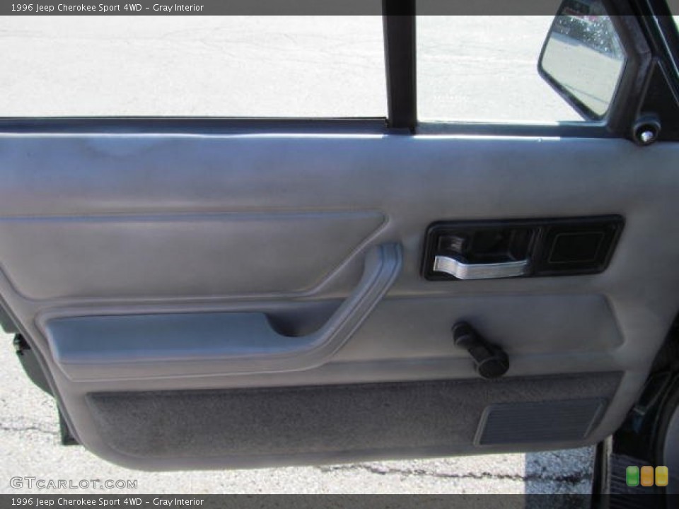 Gray Interior Door Panel for the 1996 Jeep Cherokee Sport 4WD #72364792