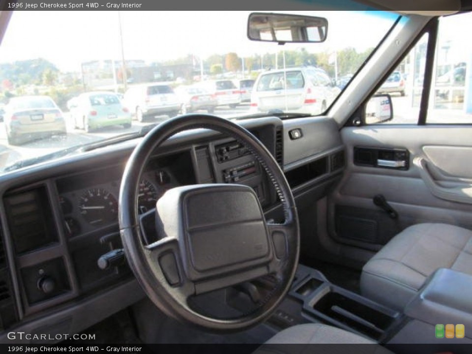 Gray Interior Photo for the 1996 Jeep Cherokee Sport 4WD #72364812