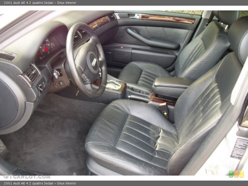 Onyx Interior Front Seat for the 2001 Audi A6 4.2 quattro Sedan #72365319
