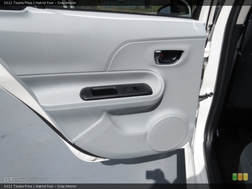 Gray Interior Door Panel for the 2012 Toyota Prius c Hybrid Four #72365383