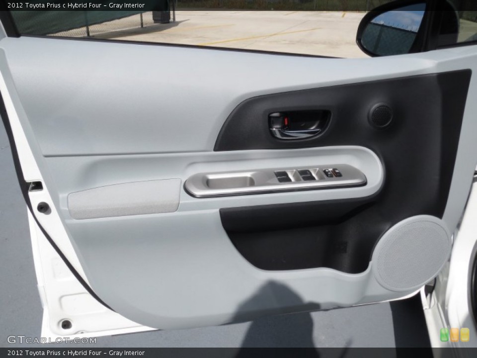 Gray Interior Door Panel for the 2012 Toyota Prius c Hybrid Four #72365437