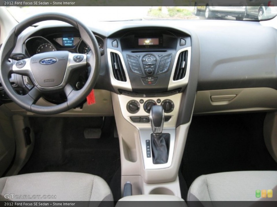 Stone Interior Dashboard for the 2012 Ford Focus SE Sedan #72366522