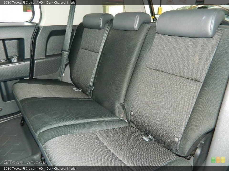 Dark Charcoal Interior Rear Seat for the 2010 Toyota FJ Cruiser 4WD #72367692