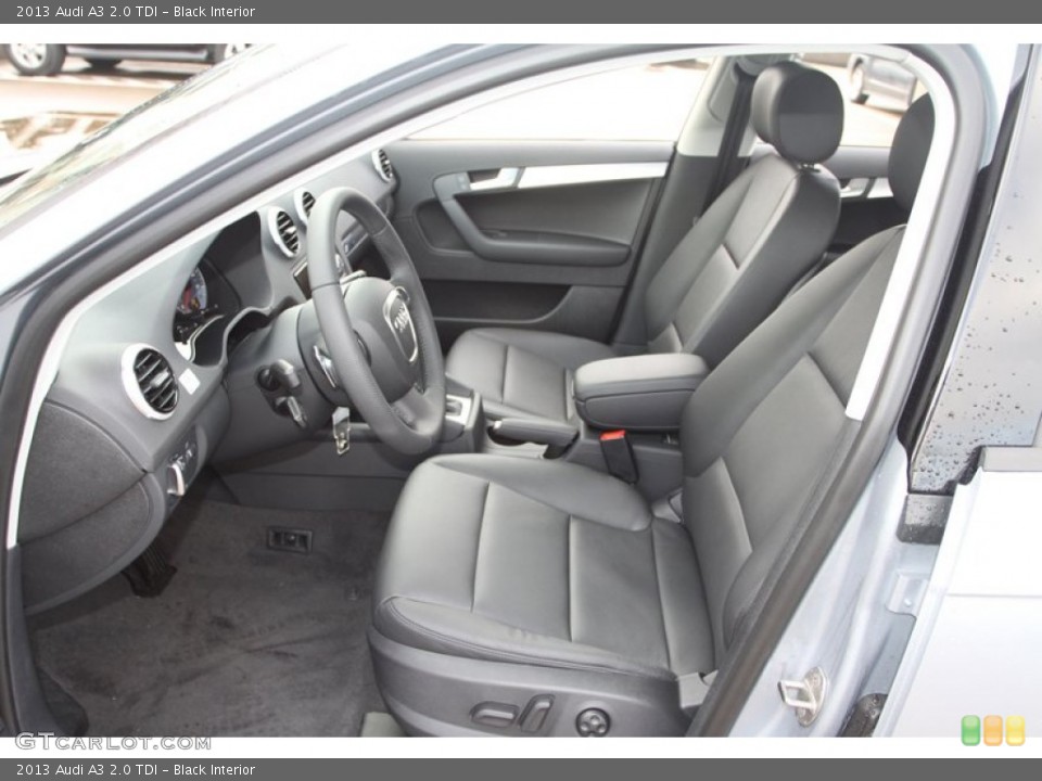 Black Interior Front Seat for the 2013 Audi A3 2.0 TDI #72367887