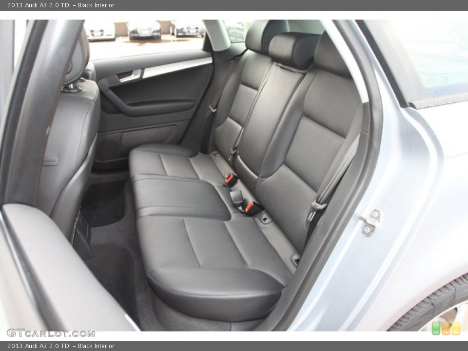 Black Interior Rear Seat for the 2013 Audi A3 2.0 TDI #72367905