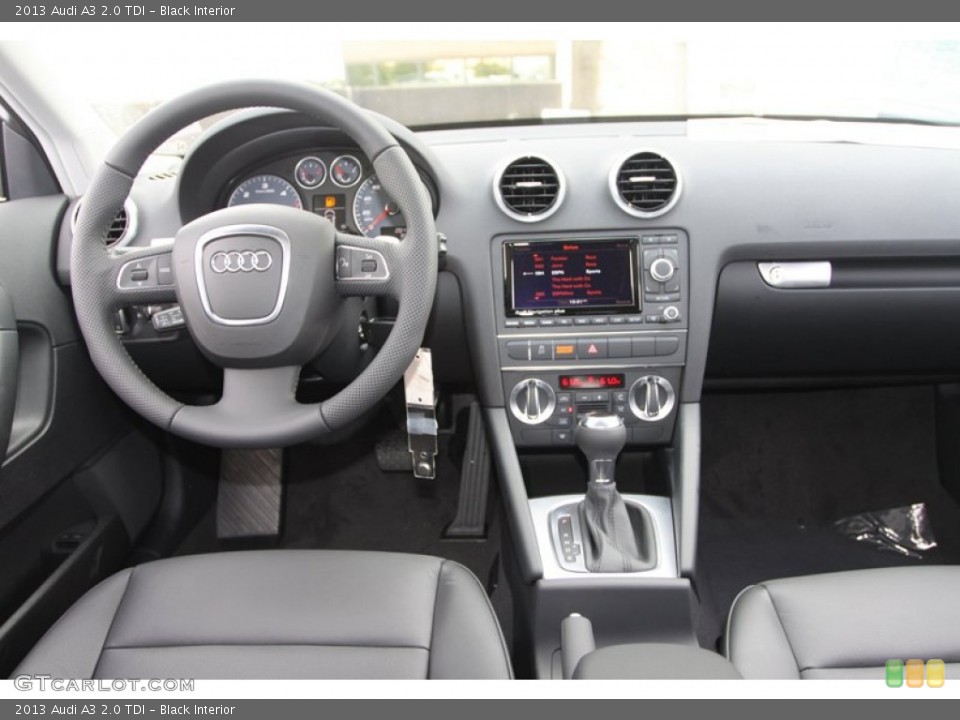 Black Interior Dashboard for the 2013 Audi A3 2.0 TDI #72367944
