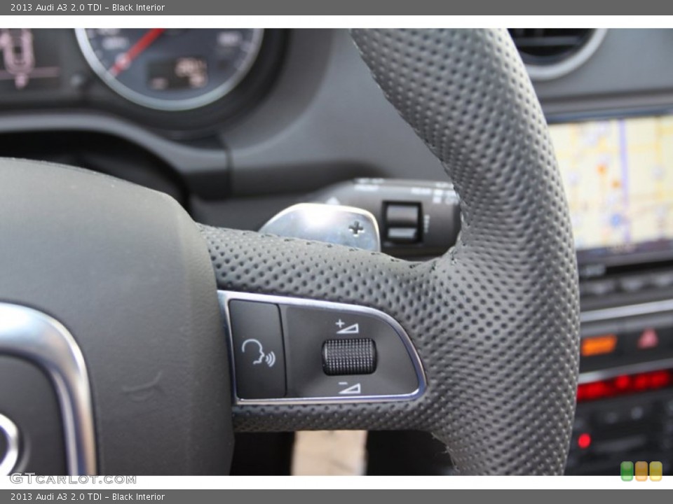 Black Interior Controls for the 2013 Audi A3 2.0 TDI #72368064