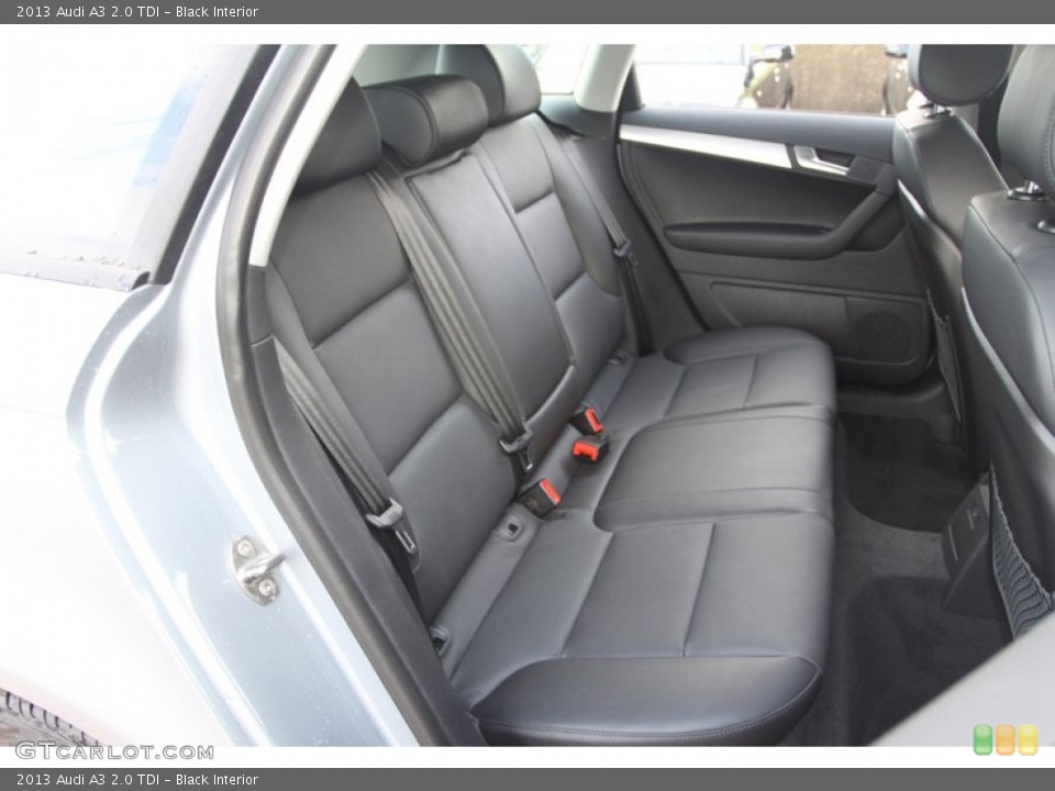 Black Interior Rear Seat for the 2013 Audi A3 2.0 TDI #72368132