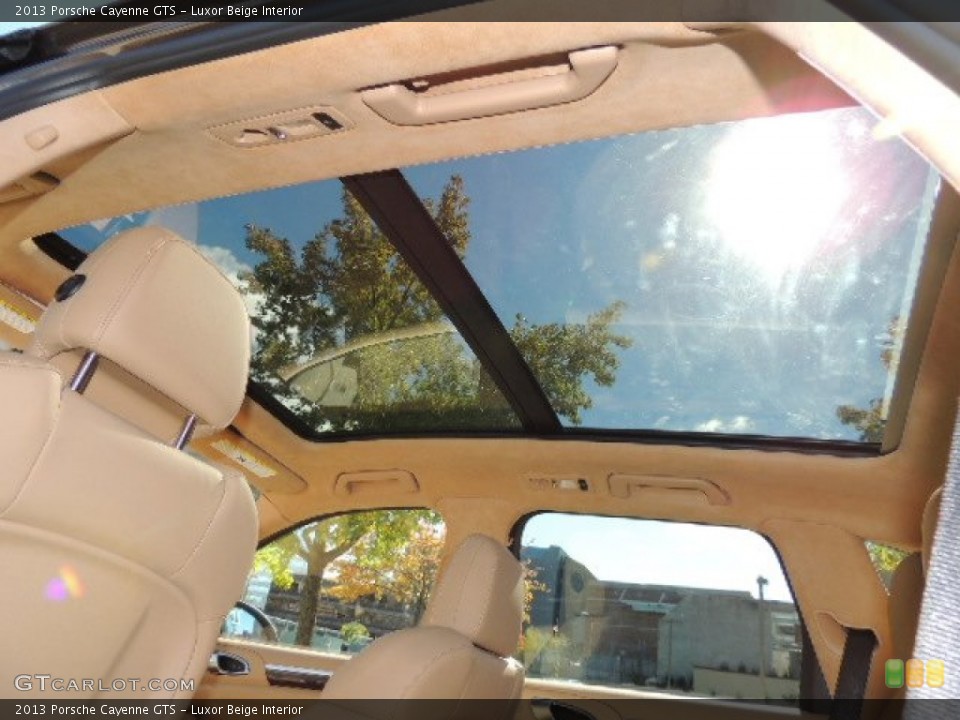 Luxor Beige Interior Sunroof for the 2013 Porsche Cayenne GTS #72371286
