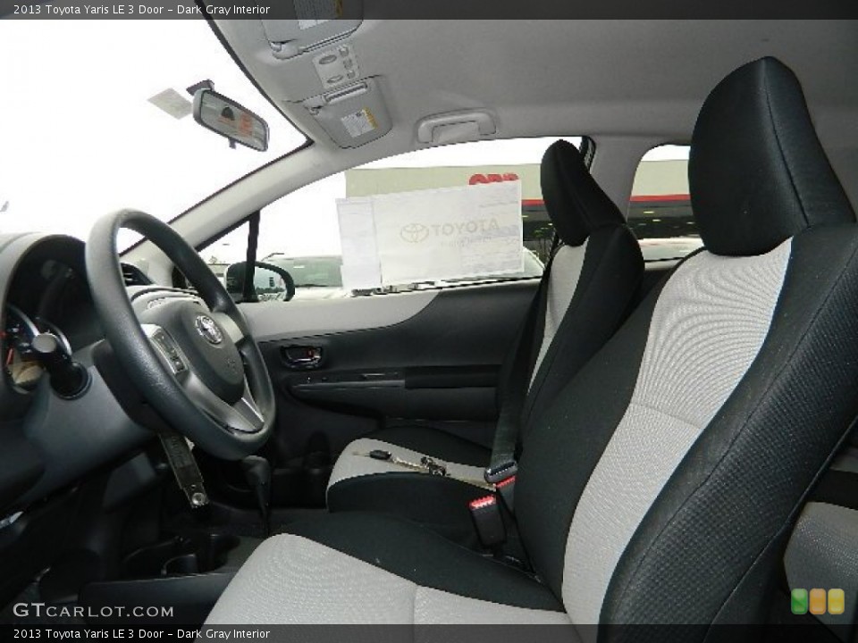 Dark Gray Interior Photo for the 2013 Toyota Yaris LE 3 Door #72371316