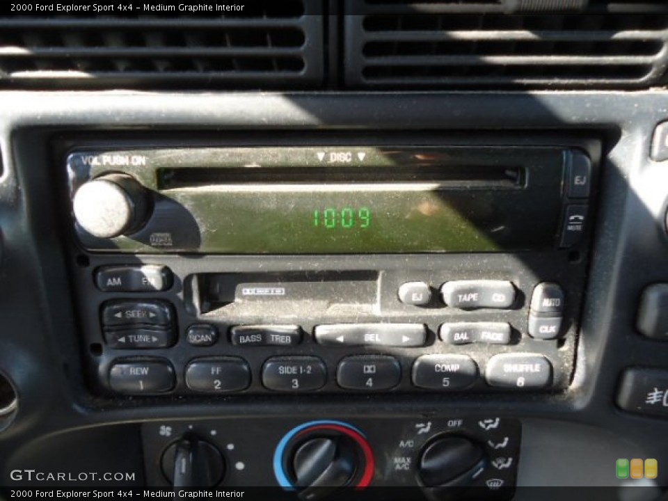 Medium Graphite Interior Audio System for the 2000 Ford Explorer Sport 4x4 #72371925