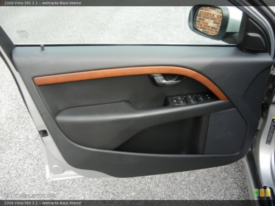 Anthracite Black Interior Door Panel for the 2009 Volvo S80 3.2 #72373284