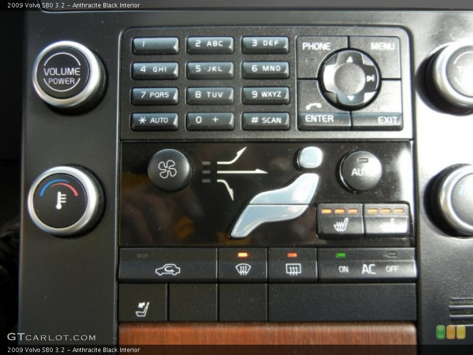 Anthracite Black Interior Controls for the 2009 Volvo S80 3.2 #72373727