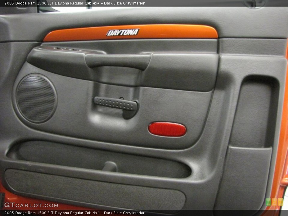 Dark Slate Gray Interior Door Panel for the 2005 Dodge Ram 1500 SLT Daytona Regular Cab 4x4 #72374613