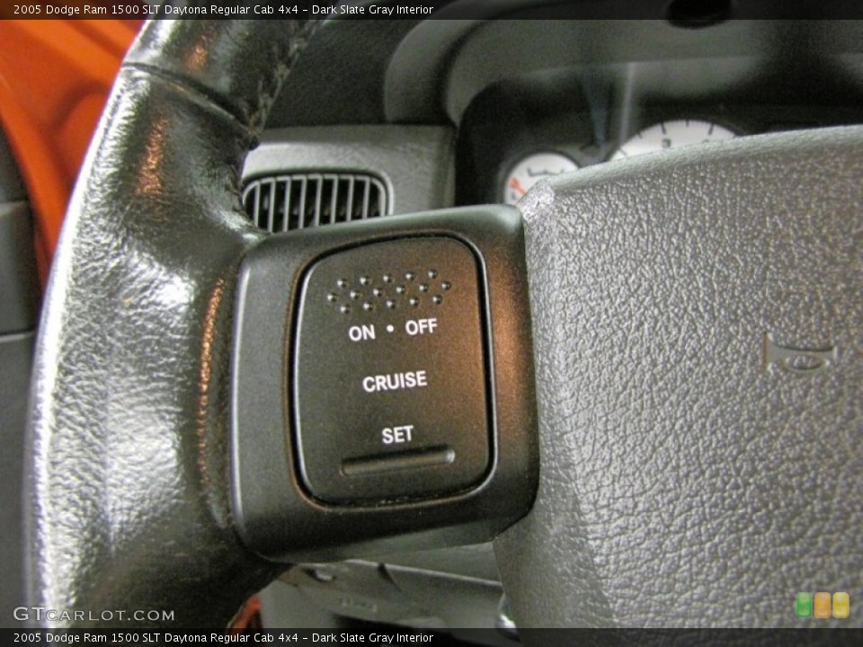 Dark Slate Gray Interior Controls for the 2005 Dodge Ram 1500 SLT Daytona Regular Cab 4x4 #72374658