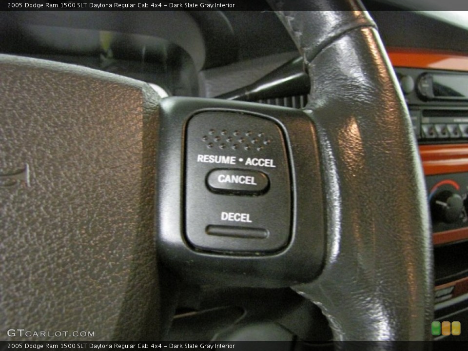 Dark Slate Gray Interior Controls for the 2005 Dodge Ram 1500 SLT Daytona Regular Cab 4x4 #72374679