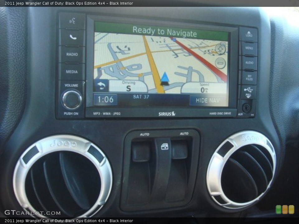 Black Interior Navigation for the 2011 Jeep Wrangler Call of Duty: Black Ops Edition 4x4 #72375684