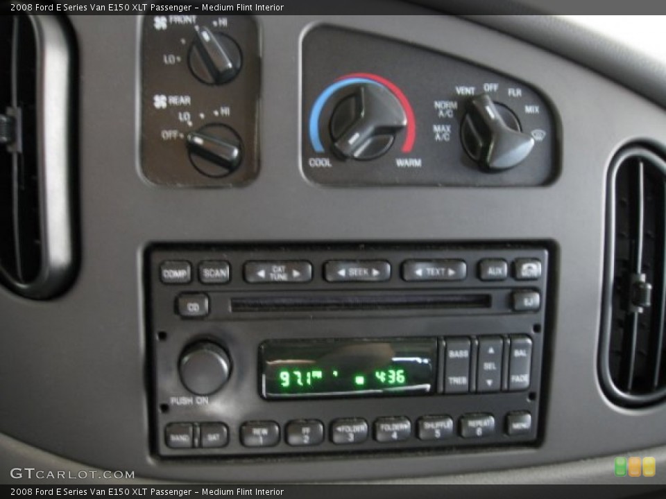 Medium Flint Interior Controls for the 2008 Ford E Series Van E150 XLT Passenger #72376089
