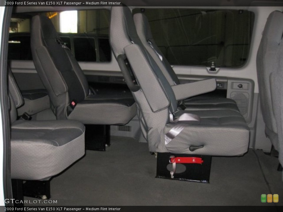 Medium Flint Interior Rear Seat for the 2009 Ford E Series Van E150 XLT Passenger #72376269