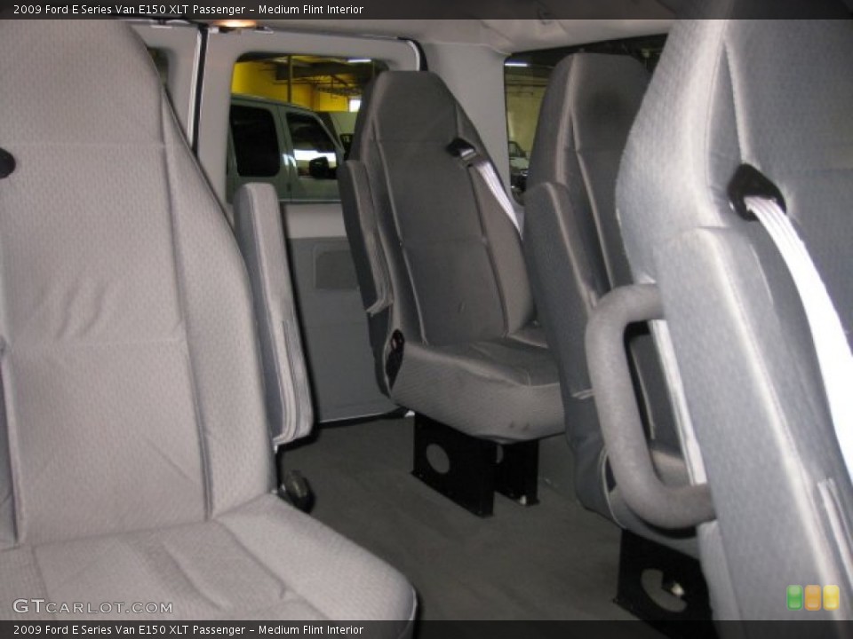 Medium Flint Interior Rear Seat for the 2009 Ford E Series Van E150 XLT Passenger #72376291