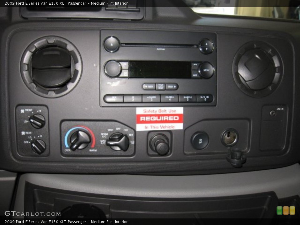 Medium Flint Interior Controls for the 2009 Ford E Series Van E150 XLT Passenger #72376339